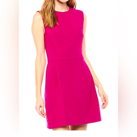 French Connection Dresses & Skirts - French Connection size 0 sleeveless sheath dress in pink.